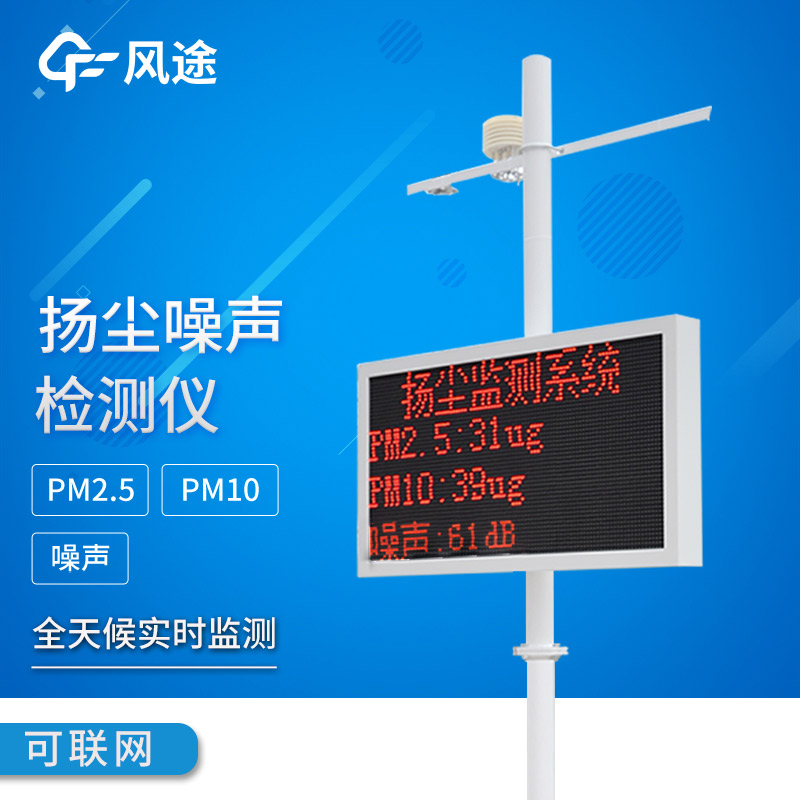 揚(yáng)塵噪聲在線監(jiān)測(cè)系統(tǒng)：智能監(jiān)管，智能降塵